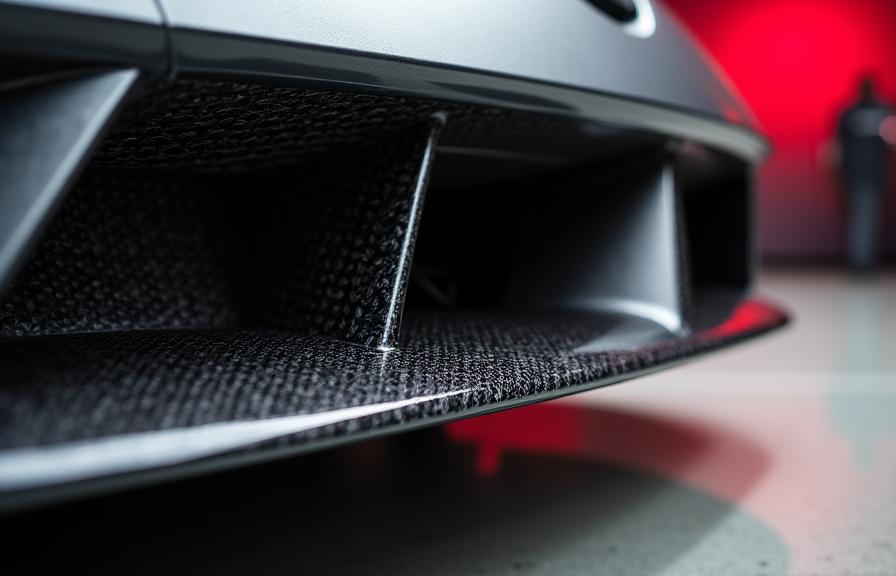 Splitter frontal en fibra de carbono de alto rendimiento