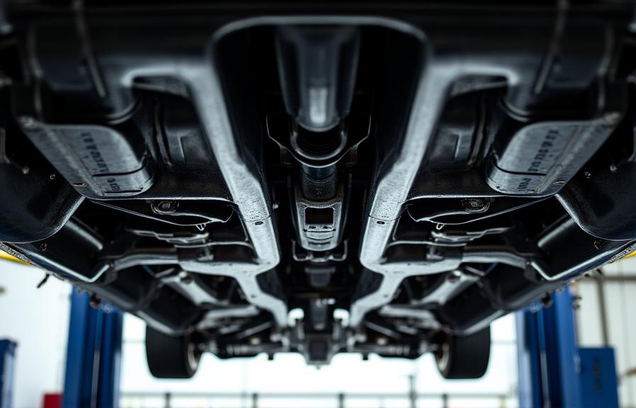 Diseño de fondo plano y difusor trasero